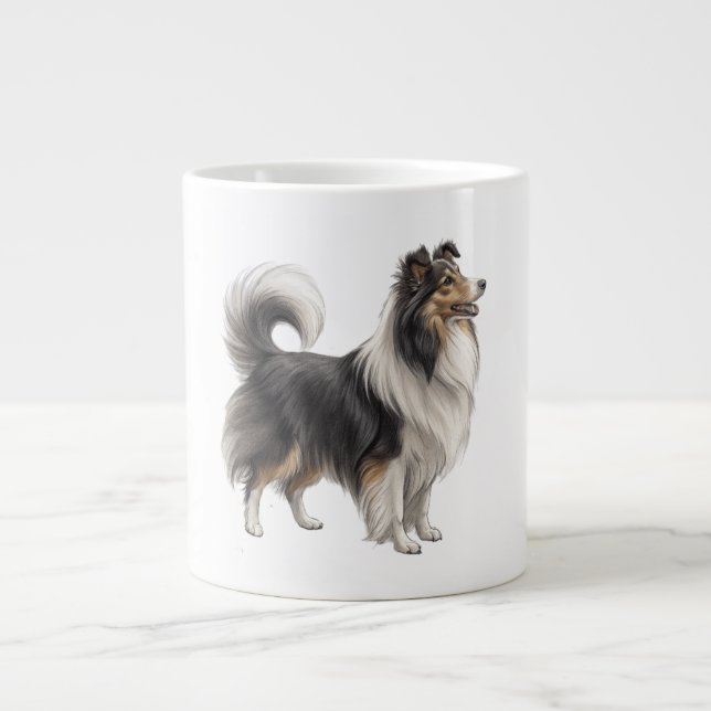 Taza De Café Gigante Shetland (Frente)