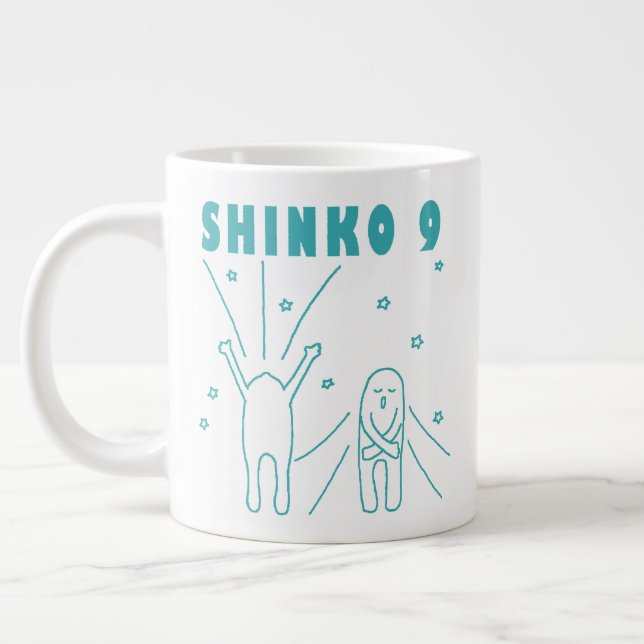 Taza De Café Gigante "Shinko 9" Respiración Profunda (Izquierda)