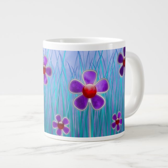 Taza De Café Gigante Shy Daisies Specialty Mug (Derecha)