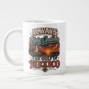 Taza De Café Gigante Siempre el lago Ontario y el golfo de México