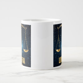 Taza De Café Gigante Signo de astrología de Libra
