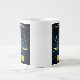 Taza De Café Gigante Signo de astrología de Libra