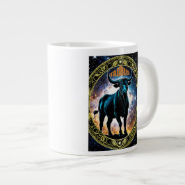 Taza De Café Gigante Signo de astrología de Taurus