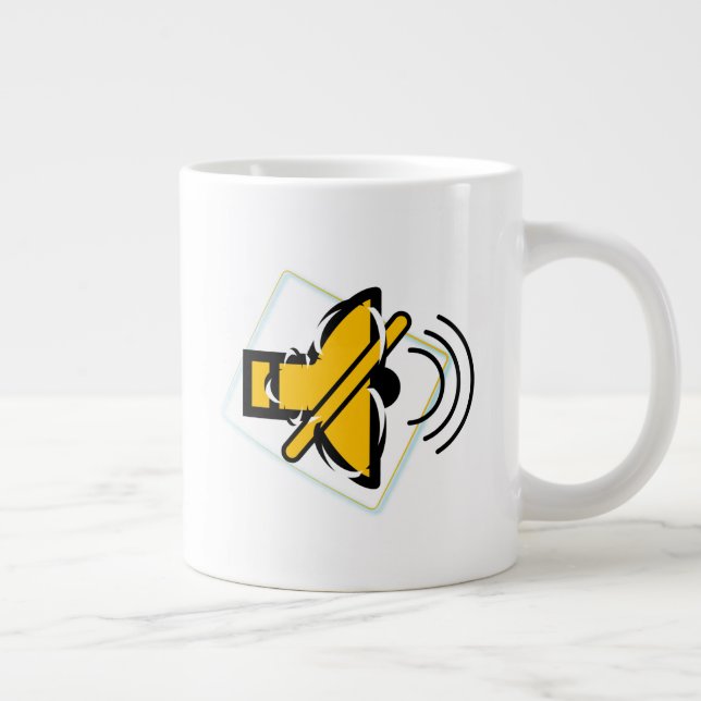 Taza De Café Gigante Silenciar (Derecha)