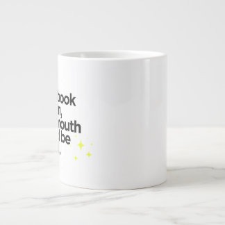 Taza De Café Gigante ¡Silencio, Estoy Leyendo! Cheeky Mug