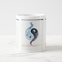 Silhouette de pescado doble Sipper