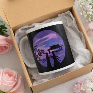 Taza De Café Gigante Silhouette romántica AsiaMoonlight Love Story art