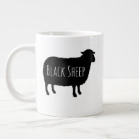 Silhouettes de oveja negra con texto Personalizado