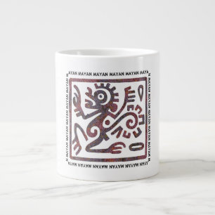 Taza De Café Gigante Símbolo de mono maya