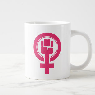 Taza De Café Gigante Símbolo femenino de resistencia