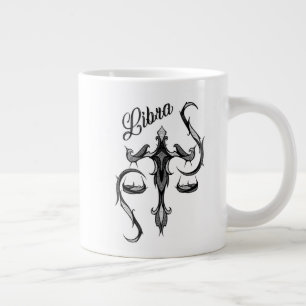 Taza De Café Gigante Símbolo libra zodiac