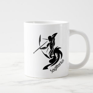 Taza De Café Gigante Símbolo y signo del zodiaco Sagitario