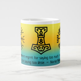 Taza De Café Gigante Símbolos de Viking