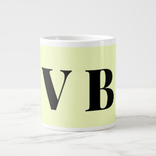 Taza De Café Gigante simple minimal color pastel personalizado 