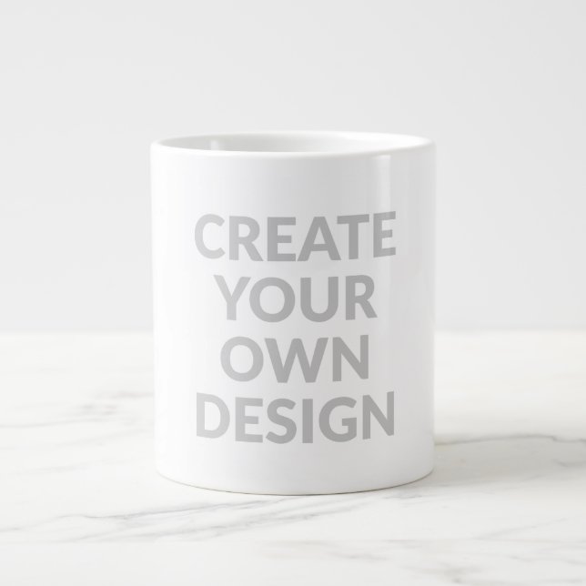 Taza De Café Gigante Simplemente - Cree su propio  (Frente)