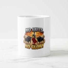 Taza De Café Gigante Sin Agallas, No Hay Gloria: Mentalidad Motivaciona