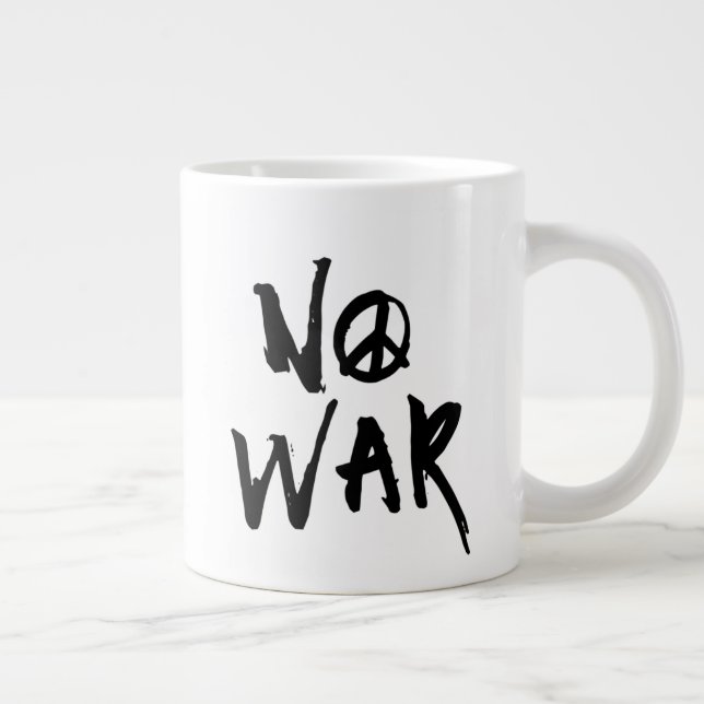Taza De Café Gigante Sin guerra (Derecha)