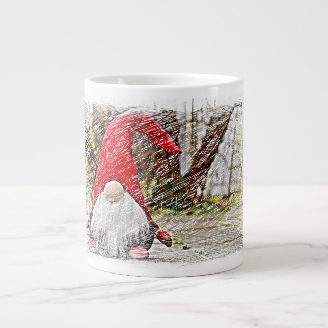 Taza De Café Gigante Sips de Whimsy y Wonder (Frente)