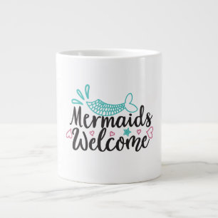 Taza De Café Gigante Sirenas Bienvenidas