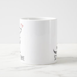 Taza De Café Gigante Sit-Stay-Love Labrador