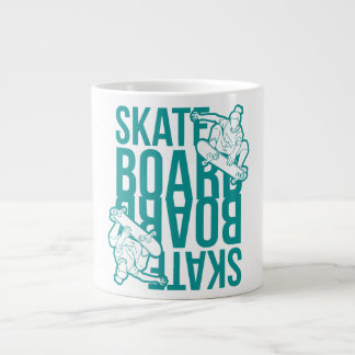 Taza De Café Gigante skateboard 