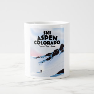 Taza De Café Gigante Ski Aspen Colorado
