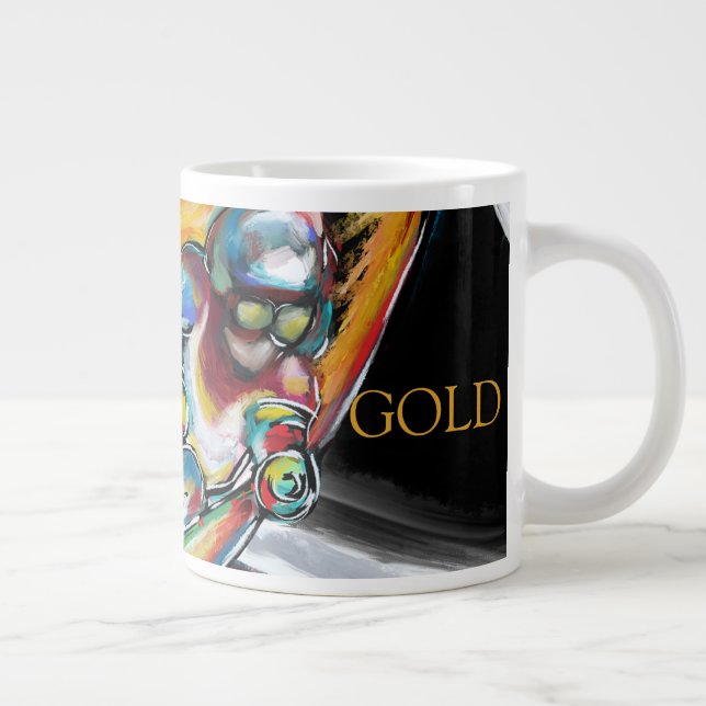 TAZA DE CAFÉ GIGANTE SKIER (Derecha)