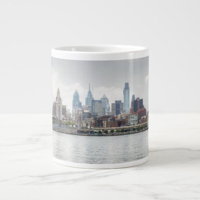 Taza De Café Gigante Skyline 2 (Frente)