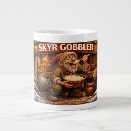 Taza De Café Gigante Skyr Gobbler islandés Yule Lad