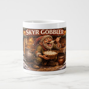 Taza De Café Gigante Skyr Gobbler islandés Yule Lad