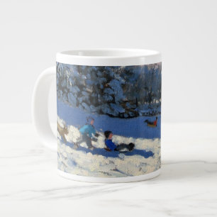 Taza De Café Gigante Sledging cerca de Youlgreave Derbyshire