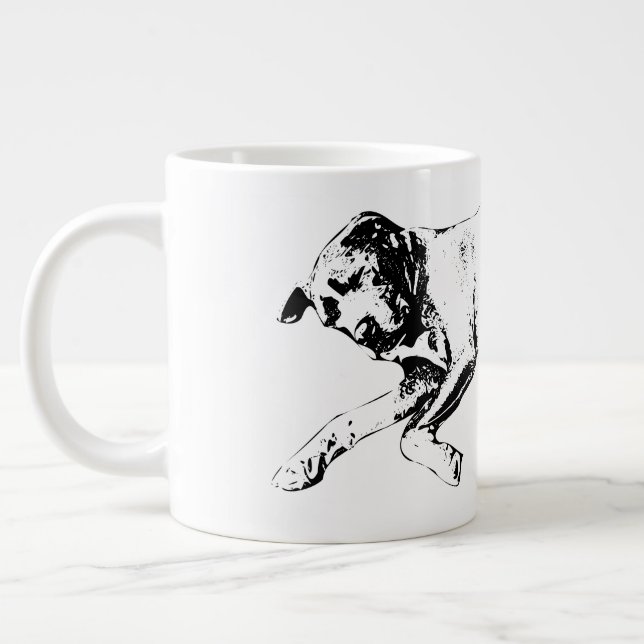 Taza De Café Gigante Sleeping Pit Mix, Cozy Christmas (Izquierda)