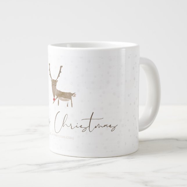 Taza De Café Gigante SlipperyJoe Merry Nocheveris rinoceronte (Derecha)