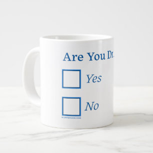 Taza De Café Gigante SlipperyJoe's estás borracho humorístico ligeramen