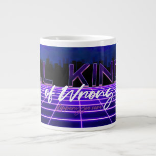 Taza De Café Gigante SlipperyJoe's todo tipo de negrita de texto 3D ret