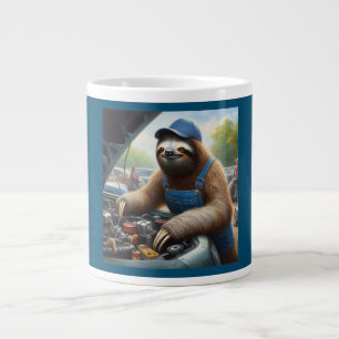 Taza De Café Gigante Sloth Mechanic