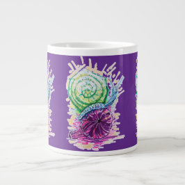 Taza De Café Gigante Snail in the Fig