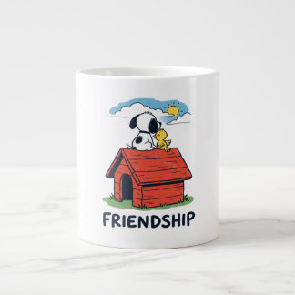 Taza De Café Gigante Snoopy & Woodstock Besties Red Doghouse 