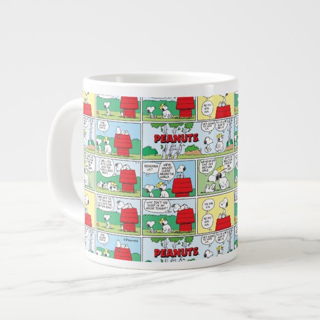 Taza De Café Gigante Snoopy y sus hermanos Andy & Olaf (Izquierda)