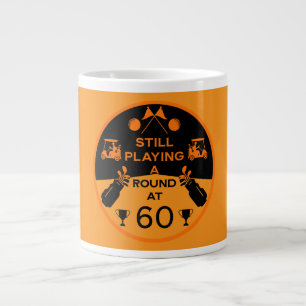 Taza De Café Gigante Sobre el golfista de cumpleaños de Hill