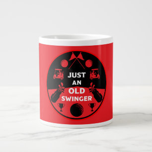 Taza De Café Gigante Sobre el golfista de cumpleaños de Hill