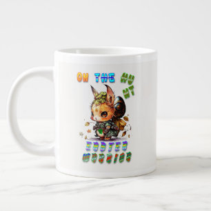 Taza De Café Gigante Sobre el guerrero de la Semana Santa cazadora