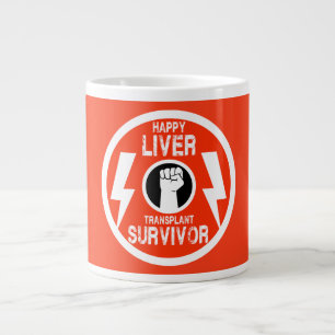 Taza De Café Gigante Sobreviviente del trasplante hepático