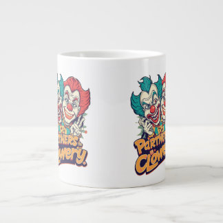 Taza De Café Gigante Socios en Clowery (Chiste de Payaso Divertido)