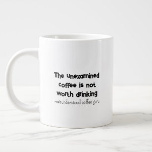 Taza De Café Gigante Sócrates con un giro