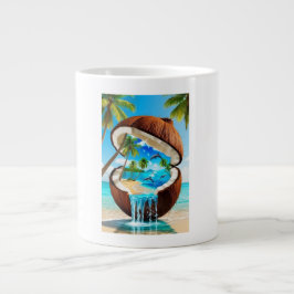 Taza De Café Gigante Sol de coco