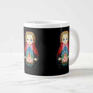 Taza De Café Gigante Sola muñeca rusa
