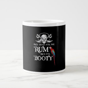 Taza De Café Gigante Sólo Aquí Rum Y Booty Pirate & Parrot Pirate