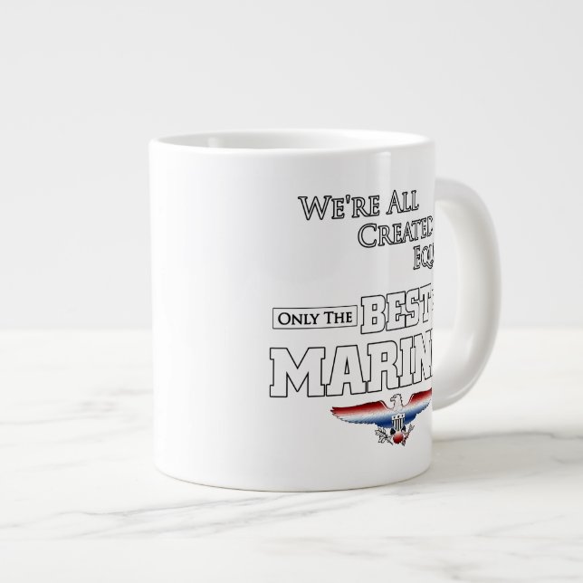 Taza De Café Gigante Sólo Los Mejores Son Los Marines (Derecha)