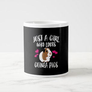 Taza De Café Gigante Solo un Chica que ama a los cerdos de Guinea regal